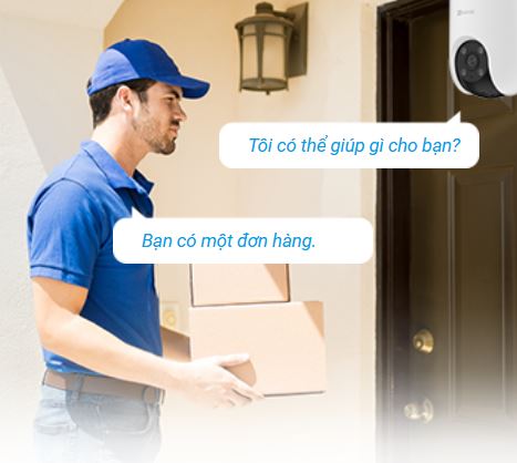 Camera EZVIZ H8c PoE 2K – Camera WiFi Ngoài Trời, Có Màu Ban Đêm