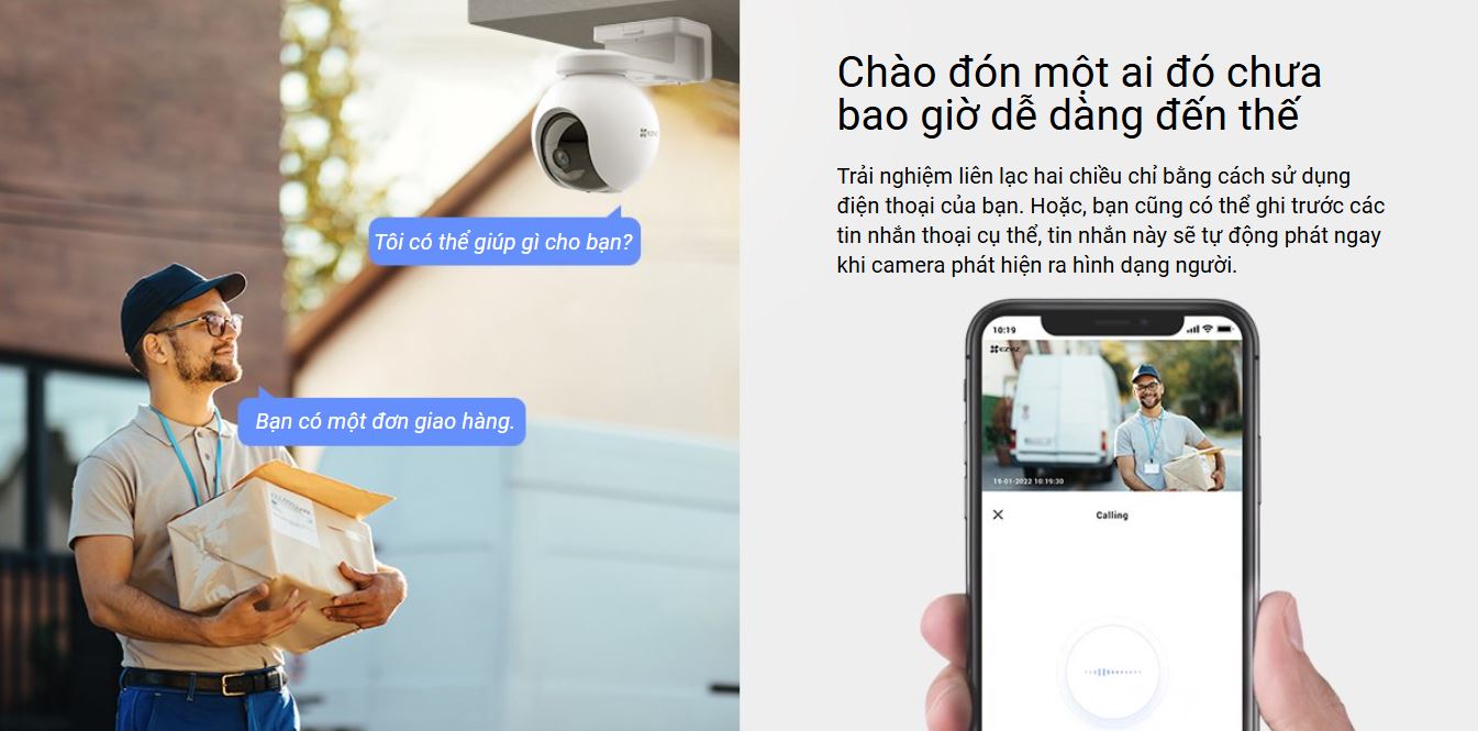 Camera EZVIZ HB8 Lite Kit 2K+ – Camera Dùng Pin Sạc, Camera WiFi Ngoài Trời, Có Màu Ban Đêm