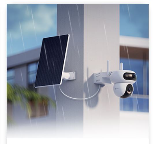 Camera EZVIZ HB90 Dual Kit 2K+ – Camera Dùng Pin Sạc, Ống Kính Kép 4MP, Camera WiFi Ngoài Trời