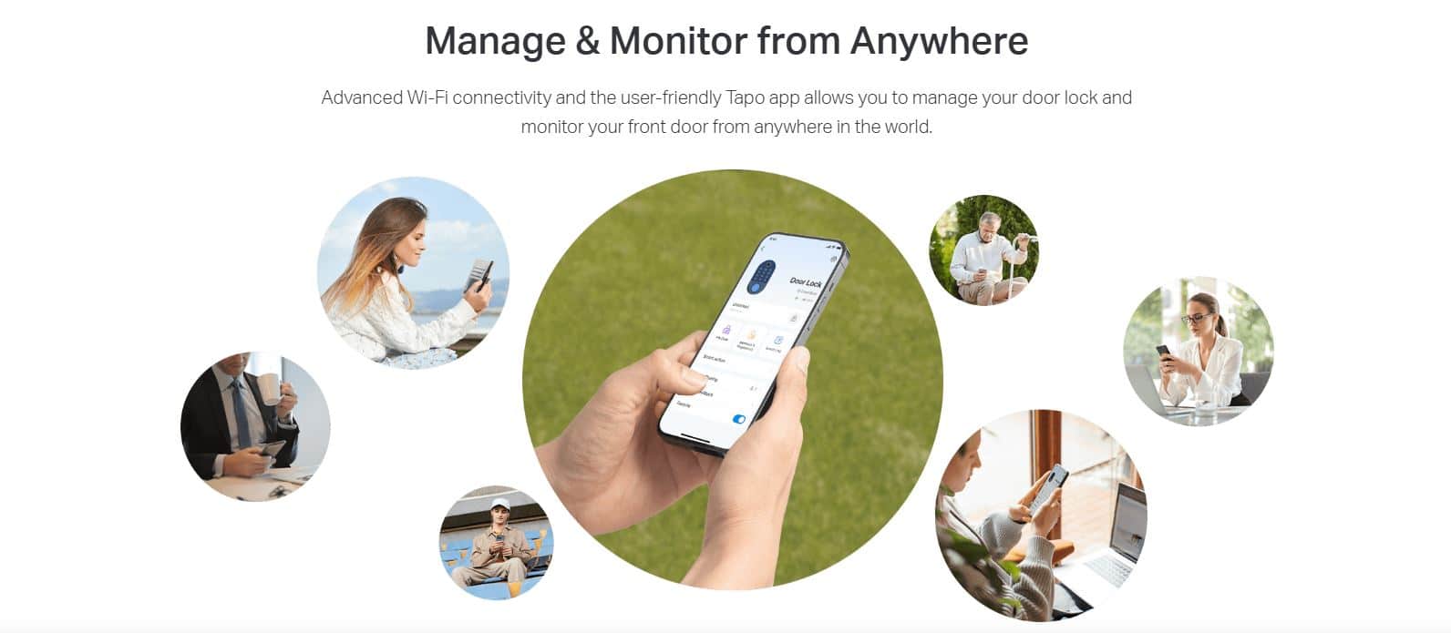 Khóa Cửa TP-Link Tapo DL110 - Khóa Cửa WiFi Thông Minh, Tích Hợp Chuông Cửa, Vân Tay