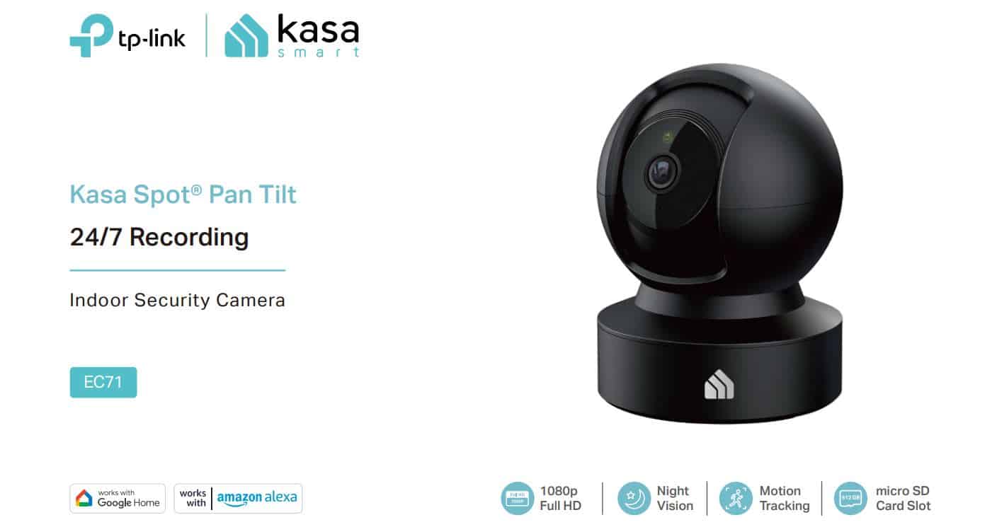 Camera Kasa EC71 – Camera TP-Link Full HD, Camera WiFi Xoay 360