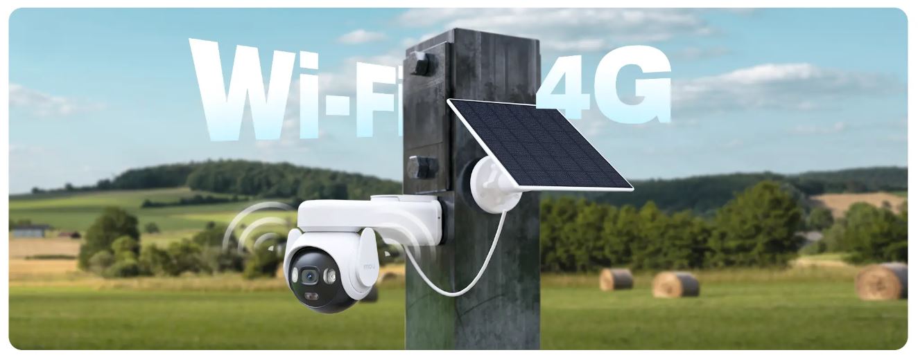 Camera IMOU AOV PT 3K – Camera Dùng Pin Sạc, Camera Dùng Sim 4G, Camera WiFi Ngoài Trời