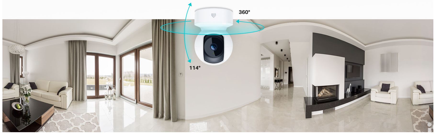 Camera Kasa KC410S – Camera TP-Link 2K, Camera WiFi Xoay 360, Camera Trong Nhà