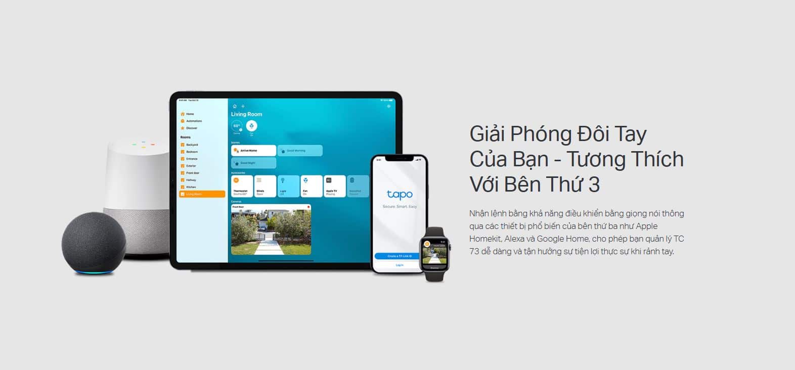 Camera Tapo TC73 4MP – Camera TP-Link 2K, Camera WiFi Xoay 360, Phát Hiện AI