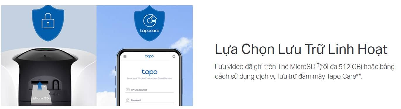 Camera Tapo TC73 4MP – Camera TP-Link 2K, Camera WiFi Xoay 360, Phát Hiện AI