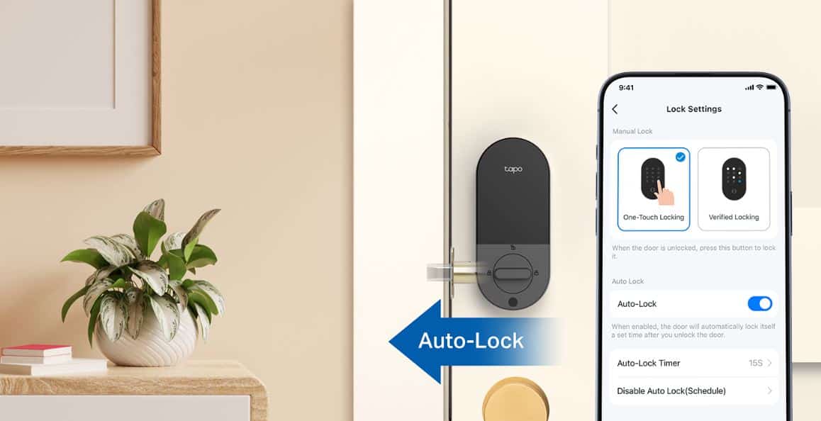 Khóa Cửa TP-Link Tapo DL100 - Khóa Cửa WiFi Thông Minh, Tích Hợp Điều Khiển Giọng Nói