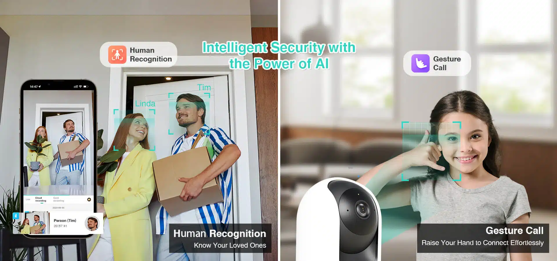 Camera Botslab C221 3K – Camera WiFi 3MP, Gọi 1 Chạm, Camera Trong Nhà 