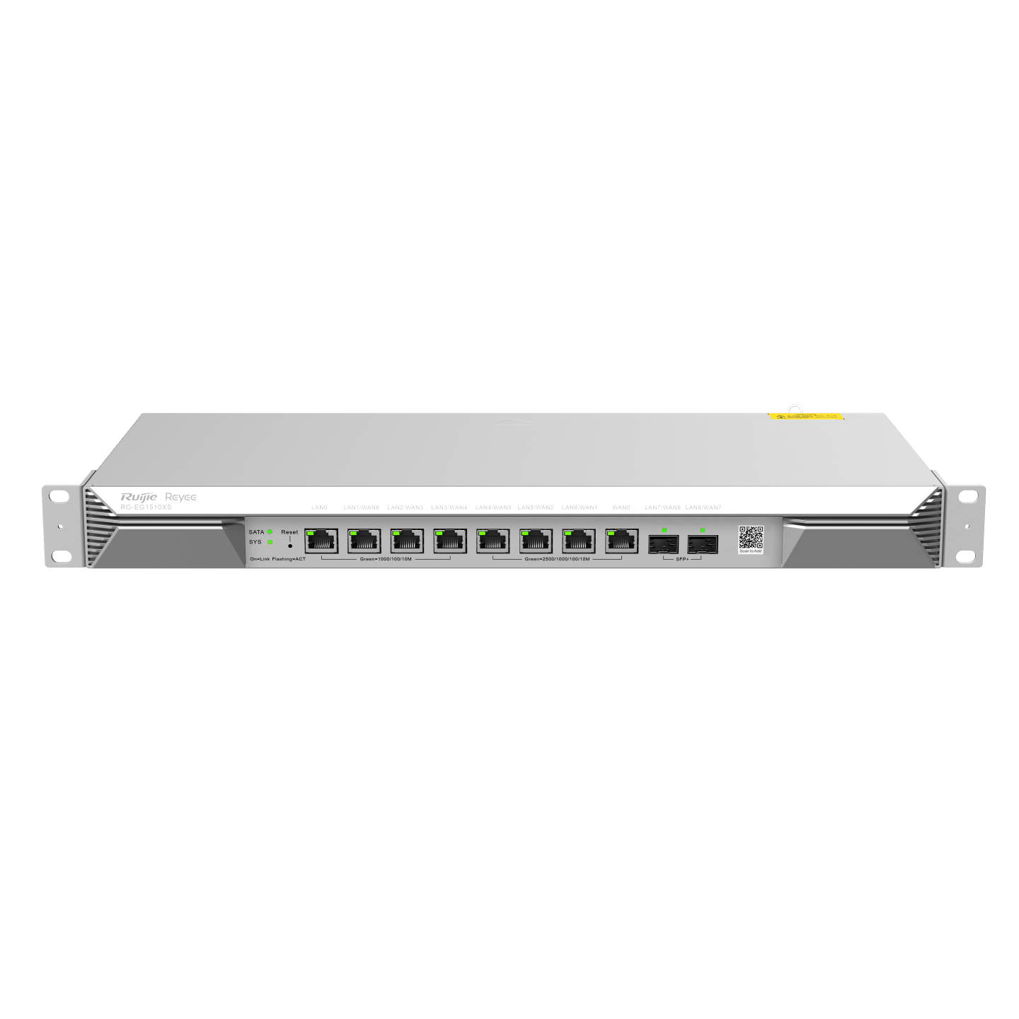 Router Ruijie RG-EG1510XS – Bộ Định tuyến Cân Bằng Tải 1500 User, 8 Cổng WAN/LAN