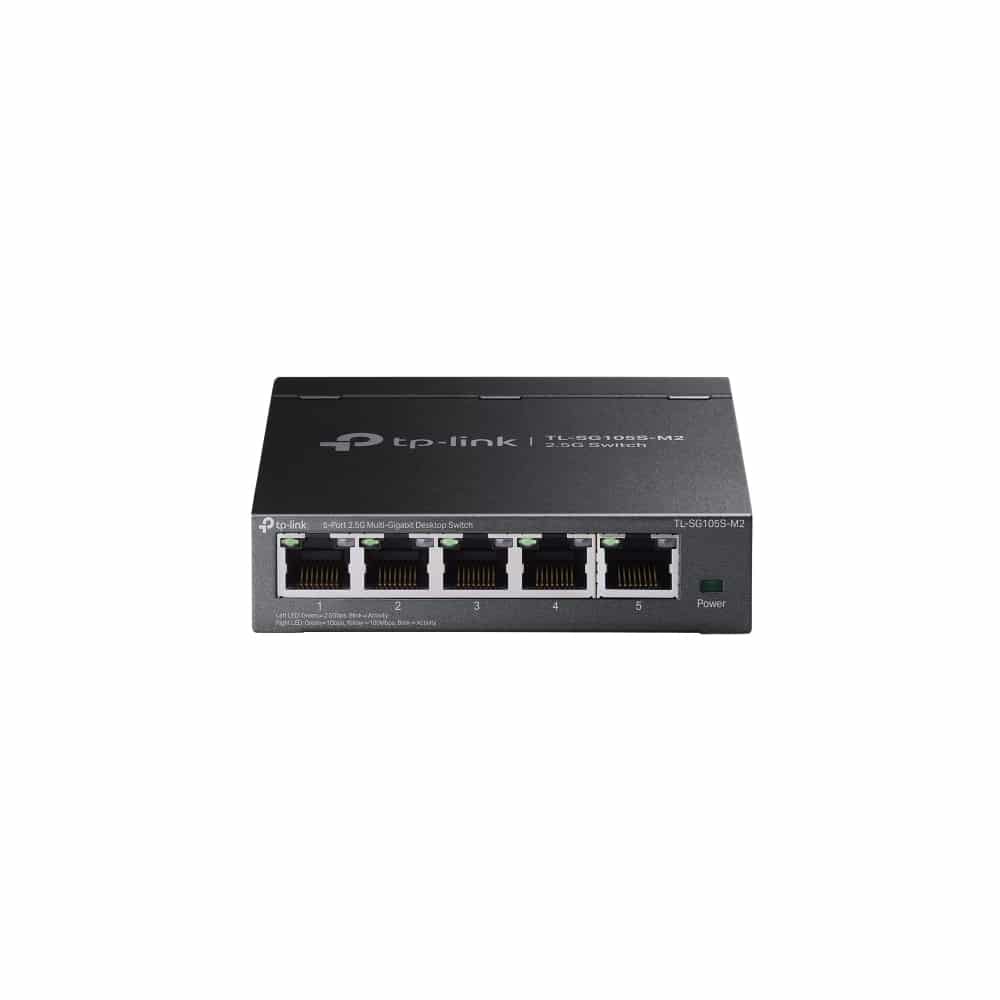 Switch TP-Link TL-SG105S-M2 – Bộ Chuyển Mạch 5 Cổng 2.5G, Switch Unmanaged Tốc Độ Cao, Cắm Là Chạy