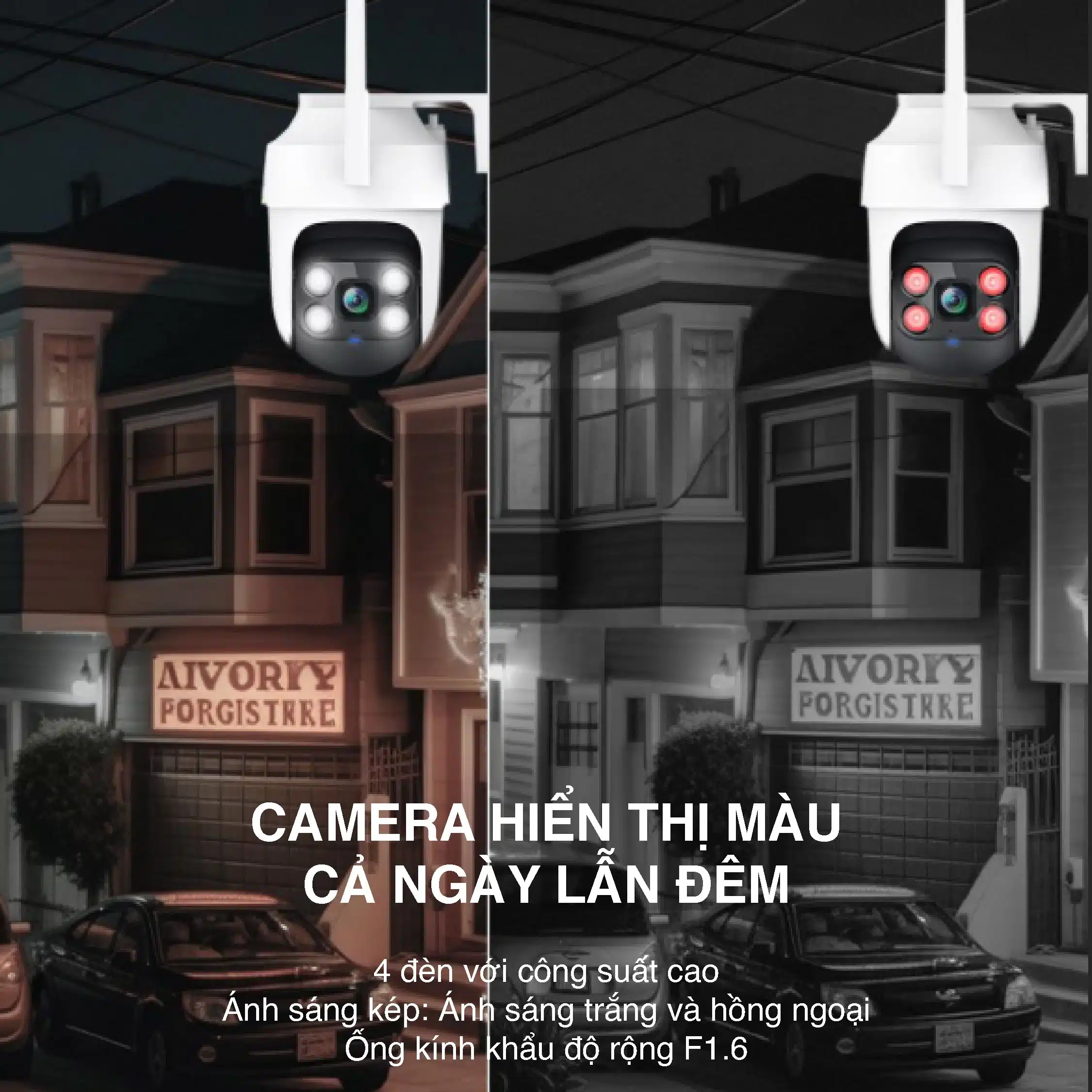 Camera Botslab W312 2.5K – Camera WiFi Ngoài Trời 4MP, Xoay 360, Công Nghệ AI Thông Minh