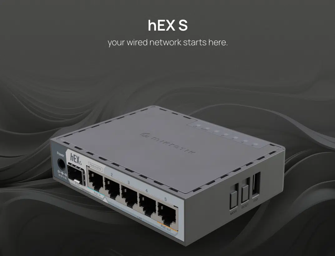 MikroTik hEX S E60iUGS là thiết bị định tuyến nhỏ gọn, tiết kiệm chi phí nhưng đầy sức mạnh