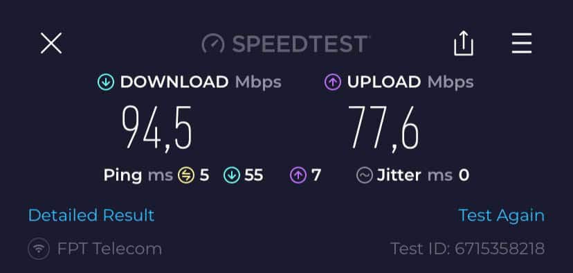 5Ghz khoảng cách 7m có vật cản