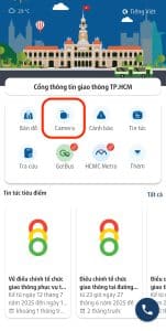Mở ứng dụng TTGT TPHCM