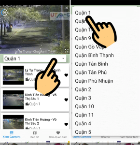 Chọn mục quậnNguồn: thegioididong.com