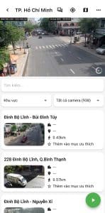 Xem camera trên app