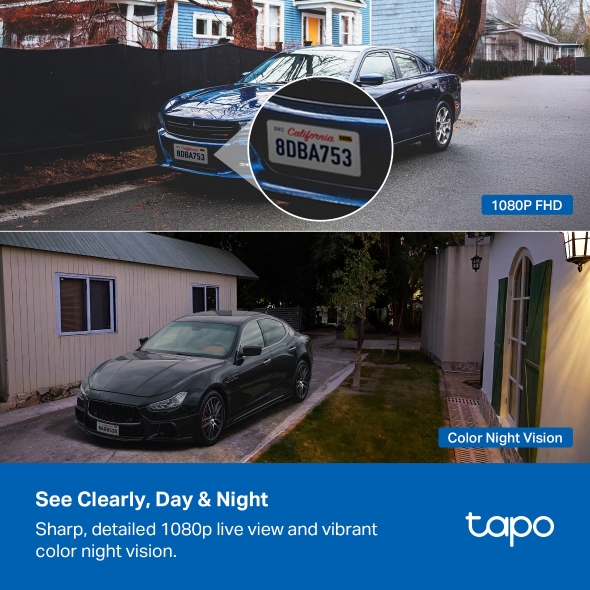 Camera Tapo C400 2MP – Camera Dùng Pin Ngoài Trời, Chống Nước IP65, Camera WiFi TP-Link Full HD, Có Màu Ban Đêm