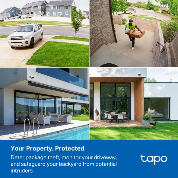 Camera Tapo C400 2MP – Camera Dùng Pin Ngoài Trời, Chống Nước IP65, Camera WiFi TP-Link Full HD, Có Màu Ban Đêm