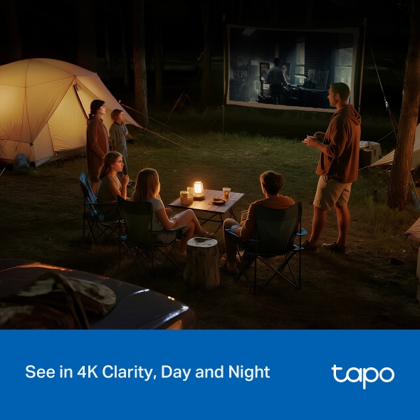 Camera Tapo 665G KIT 4K - Camera 8MP, Xoay 360 Độ, Camera WiFi 4G/LTE Năng Lượng Mặt Trời, Có Màu Ban Đêm