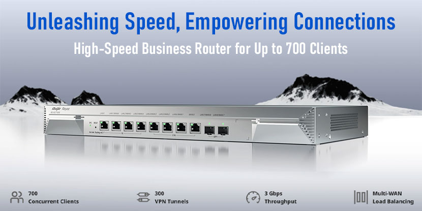 Router Ruijie Reyee RG-EG710XS cân bằng tải 700 người dùng