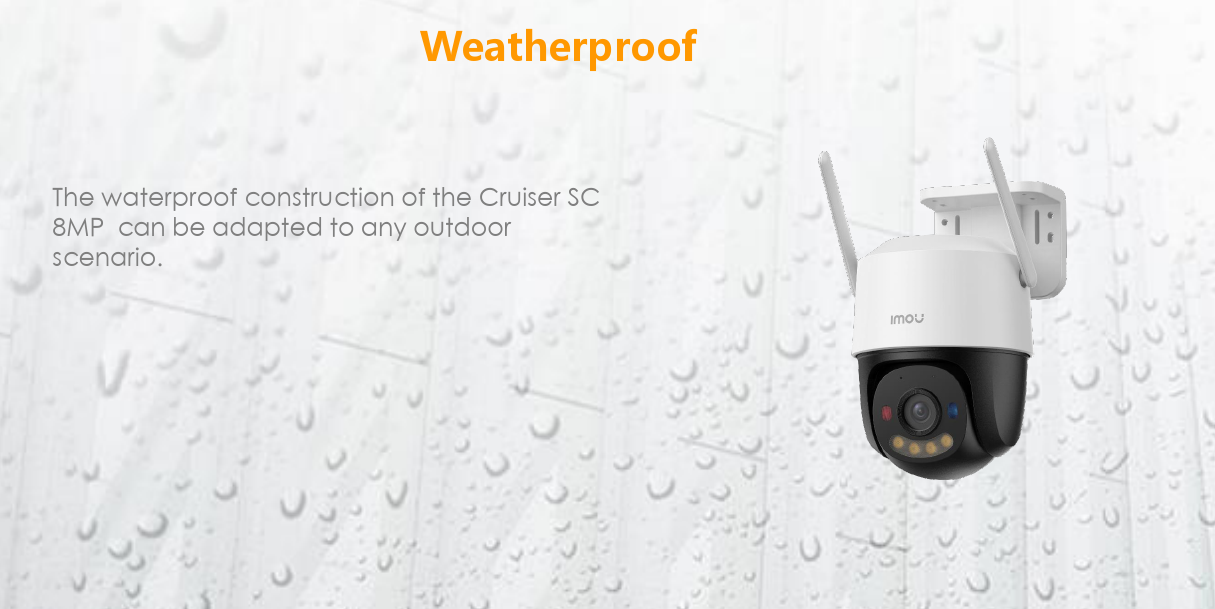 IP66 phát huy khả năng chống chịu trước thời tiết xấu.