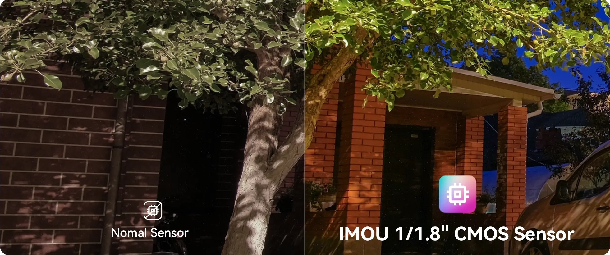 Imou Titan Pro với Aurora Vision cho phép lấy ánh sáng tốt hơn.