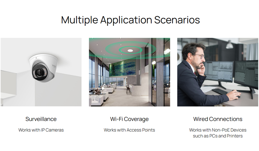 Ứng dụng switch TP-Link Omada ES208GP cho hệ thống camera IP PoE