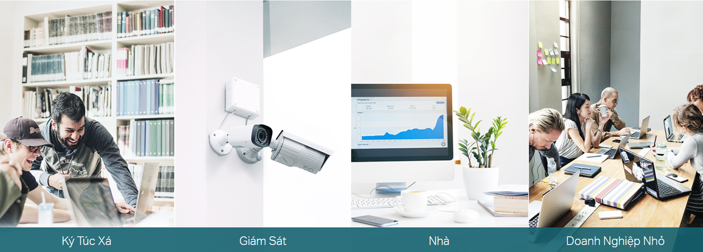 Ứng dụng switch TP-Link LS1008G trong gia đình và doanh nghiệp nhỏ