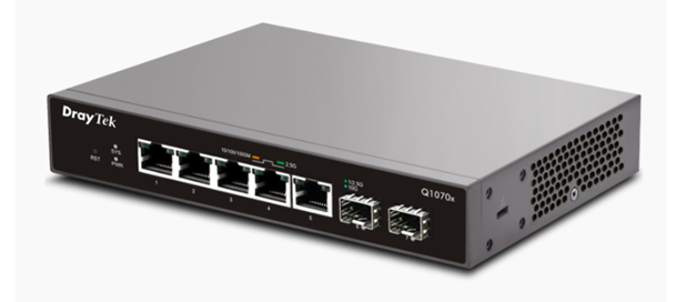 VigorSwitch Q1070x thiết kế nhỏ gọn, phù hợp lắp đặt văn phòng và doanh nghiệp