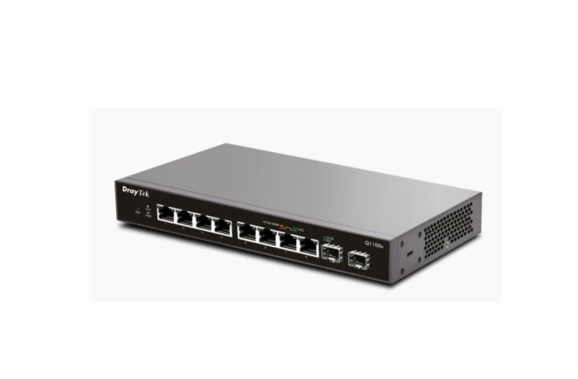 Thiết kế nhỏ gọn và tiết kiệm năng lượng của VigorSwitch Q1100x