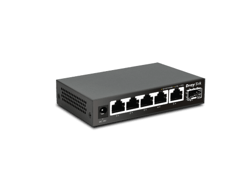 Switch Draytek VigorSwitch Q60x – Bộ Chuyển Mạch 5 Cổng 2.5Gbps, 1 Cổng SFP+, Switch Unmanaged