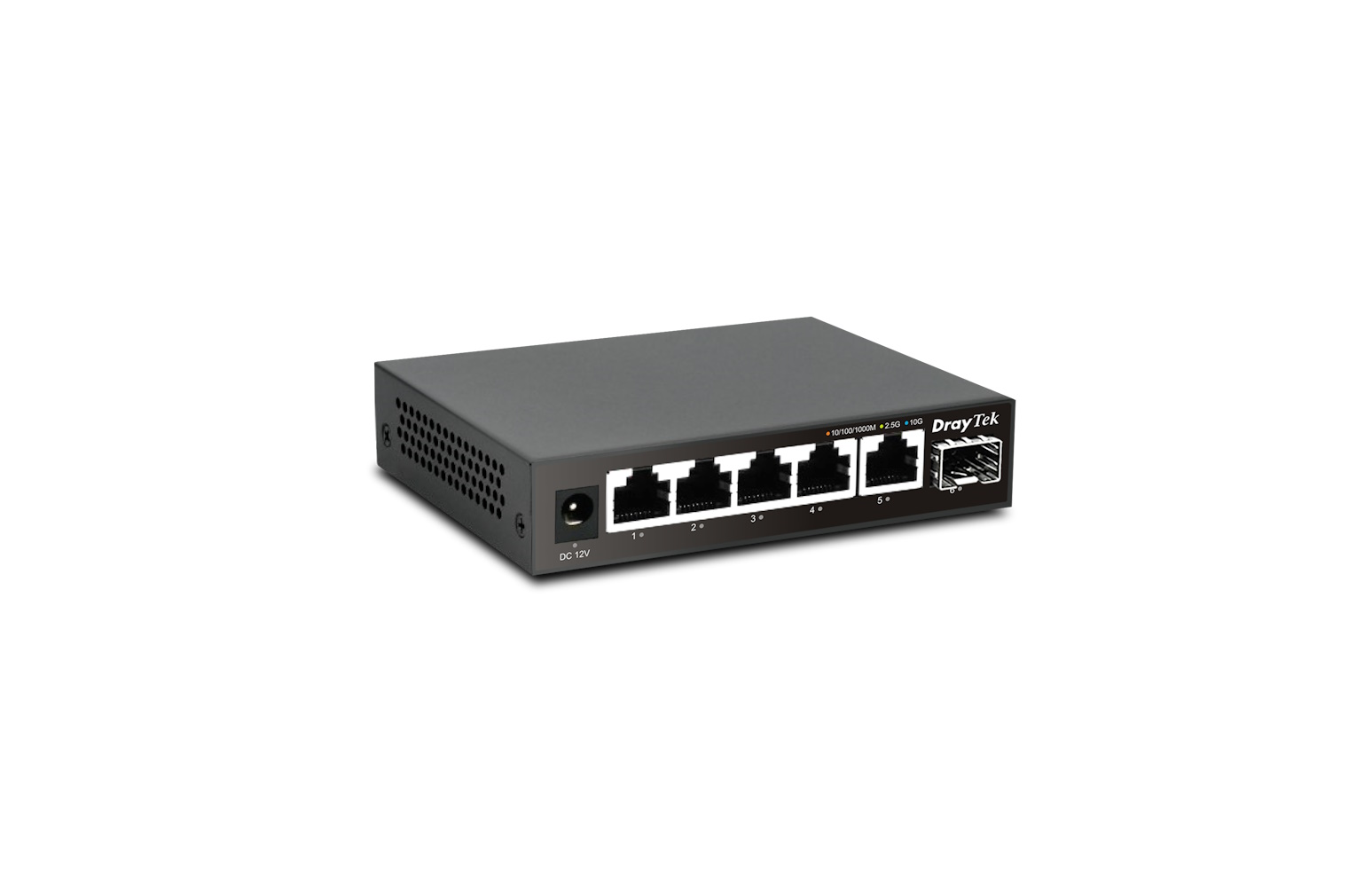 Switch Draytek VigorSwitch Q60x – Bộ Chuyển Mạch 5 Cổng 2.5Gbps, 1 Cổng SFP+, Switch Unmanaged