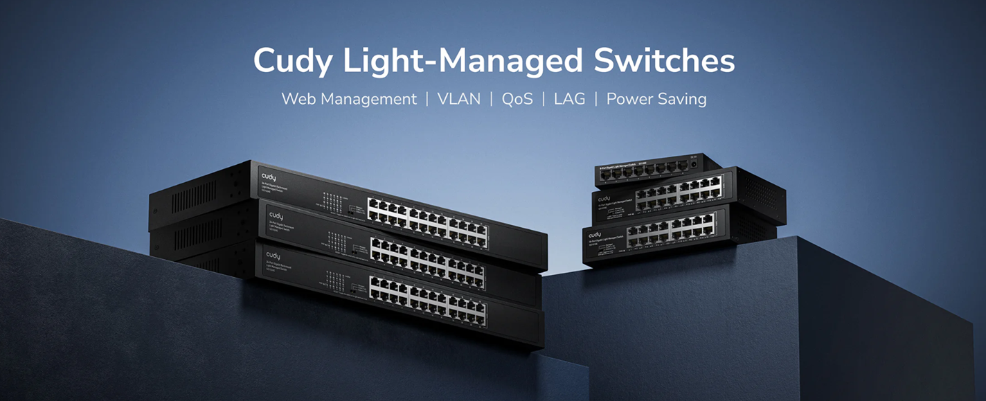Switch GS1024E Managed – VLAN, QoS, Link Aggregation