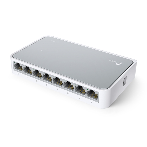 Switch TP-Link TL-SF1008D – Bộ Chia Mạng 8 cổng 100Mbps, Vỏ Nhựa