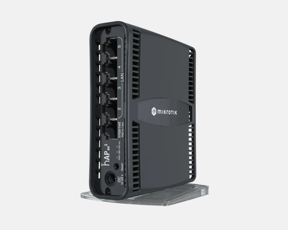 Router MikroTik C52iG-5HaxD2HaxD-TC – Router WiFi Mikrotik hAP ax², WiFi 6, Cổng Mạng Gigabit