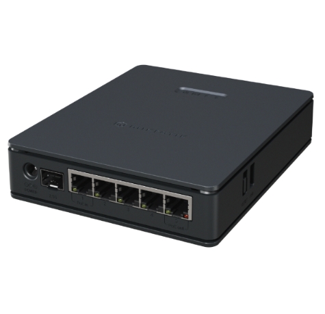 Router MikroTik E62iUGS-2axD5axT – Router WiFi Mikrotik hAP ax S, WiFi 6, Tích Hợp Cổng 2.5Gbps