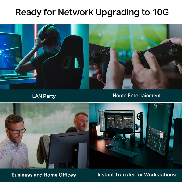 Ứng dụng Switch TP-Link TL-SX105 trong hệ thống mạng